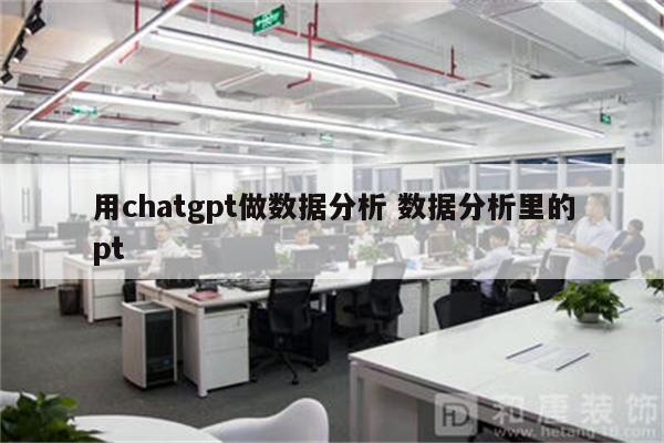 用chatgpt做数据分析 数据分析里的pt