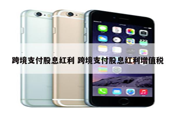 跨境支付股息红利 跨境支付股息红利增值税