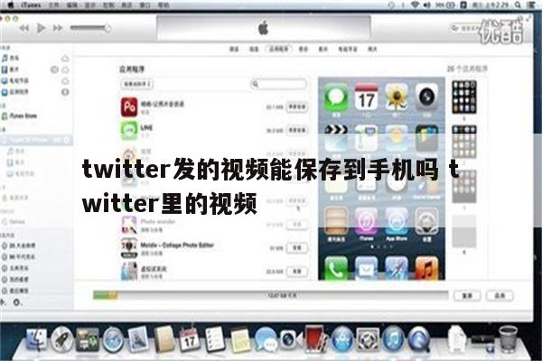 twitter发的视频能保存到手机吗 twitter里的视频