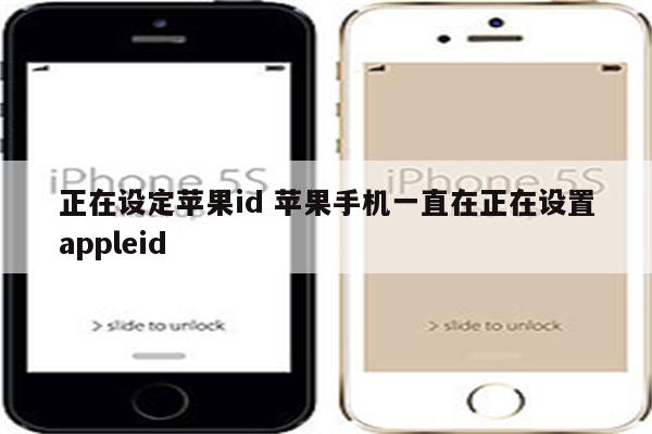 正在设定苹果id 苹果手机一直在正在设置appleid