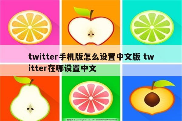 twitter手机版怎么设置中文版 twitter在哪设置中文