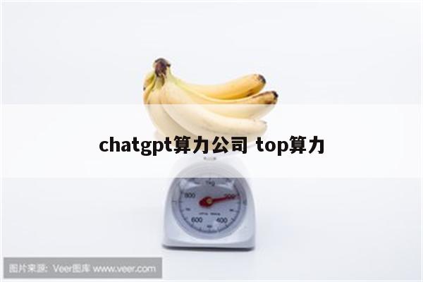 chatgpt算力公司 top算力