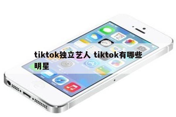 tiktok独立艺人 tiktok有哪些明星