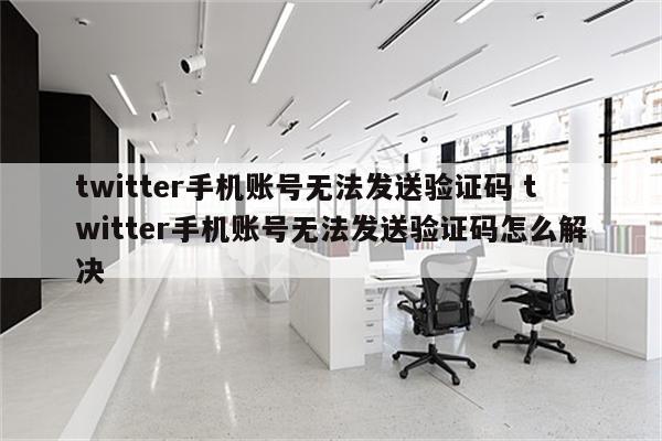 twitter手机账号无法发送验证码 twitter手机账号无法发送验证码怎么解决