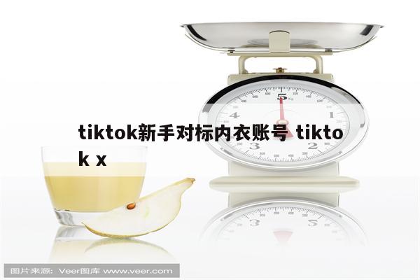 tiktok新手对标内衣账号 tiktok x