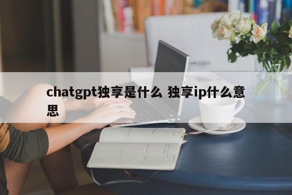 chatgpt独享是什么 独享ip什么意思