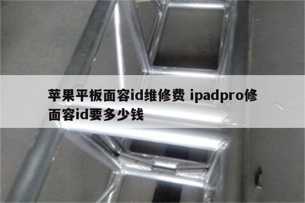 苹果平板面容id维修费 ipadpro修面容id要多少钱