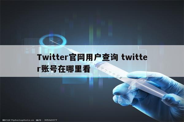 Twitter官网用户查询 twitter账号在哪里看