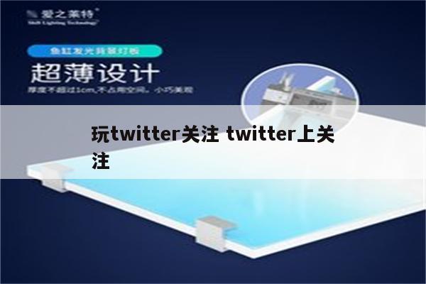 玩twitter关注 twitter上关注