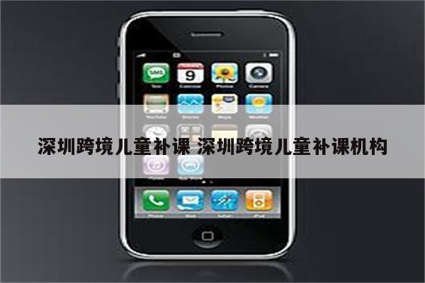 深圳跨境儿童补课 深圳跨境儿童补课机构