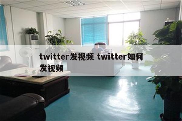 twitter发视频 twitter如何发视频