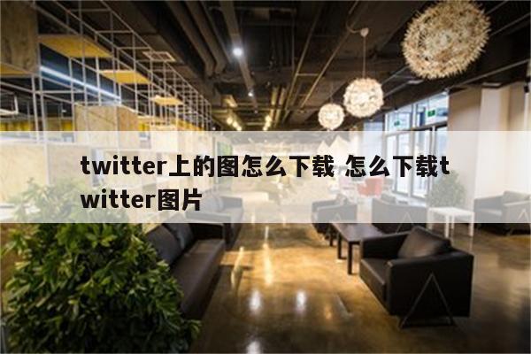 twitter上的图怎么下载 怎么下载twitter图片