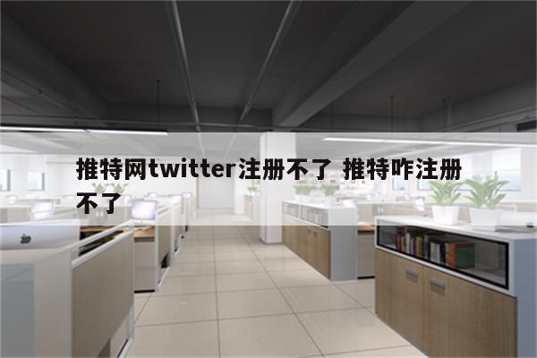 推特网twitter注册不了 推特咋注册不了