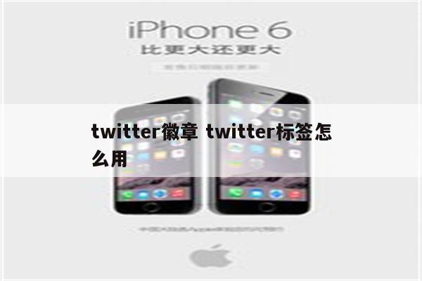 twitter徽章 twitter标签怎么用