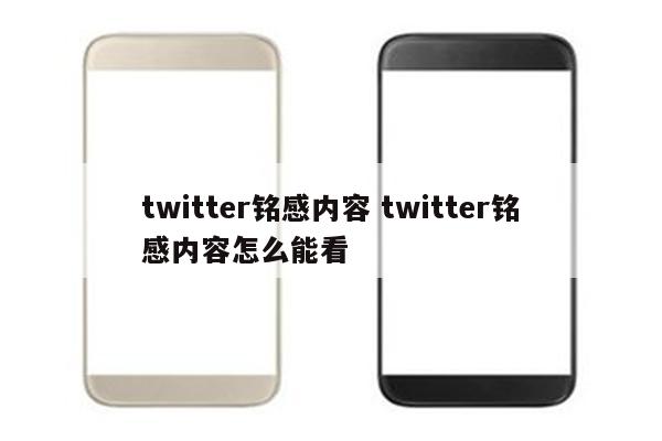 twitter铭感内容 twitter铭感内容怎么能看