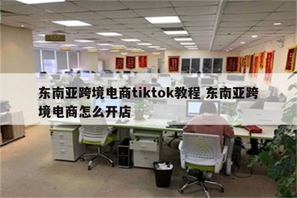 东南亚跨境电商tiktok教程 东南亚跨境电商怎么开店