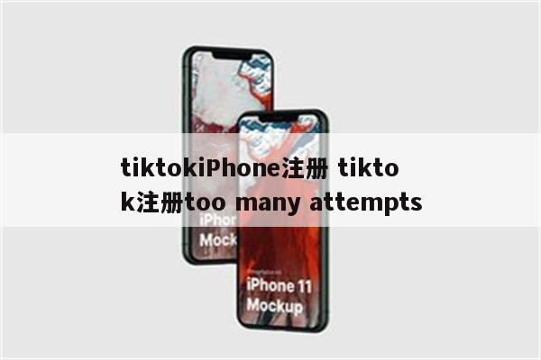 tiktokiPhone注册 tiktok注册too many attempts