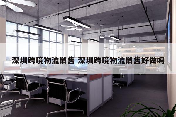 深圳跨境物流销售 深圳跨境物流销售好做吗