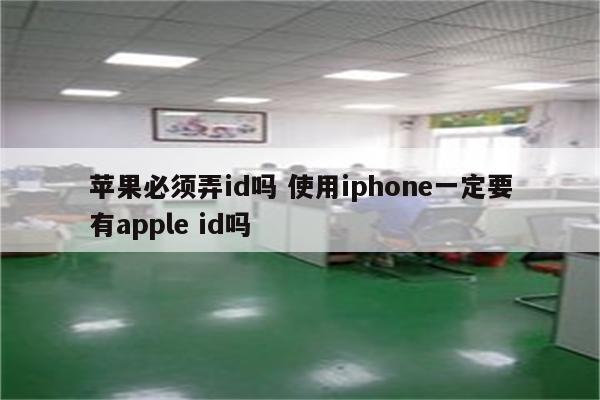 苹果必须弄id吗 使用iphone一定要有apple id吗
