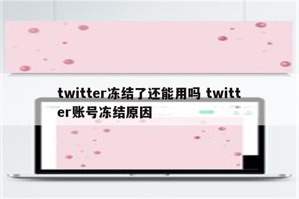 twitter冻结了还能用吗 twitter账号冻结原因