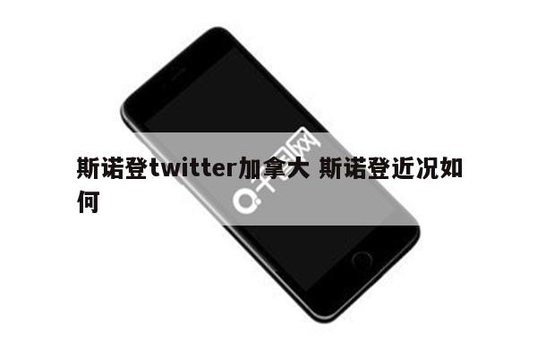 斯诺登twitter加拿大 斯诺登近况如何