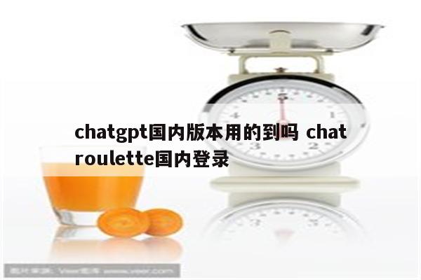 chatgpt国内版本用的到吗 chatroulette国内登录