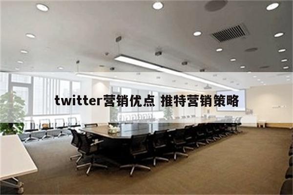twitter营销优点 推特营销策略