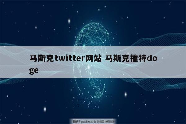 马斯克twitter网站 马斯克推特doge