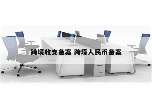 跨境收支备案 跨境人民币备案