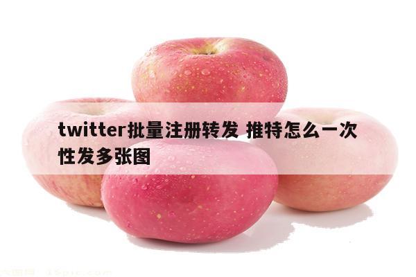twitter批量注册转发 推特怎么一次性发多张图