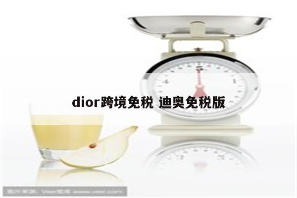 dior跨境免税 迪奥免税版