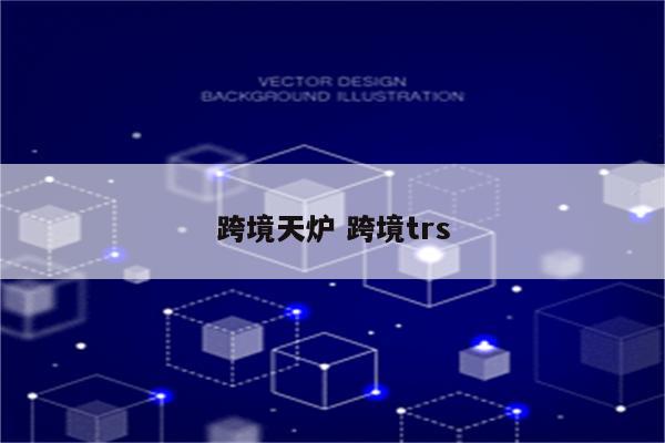跨境天炉 跨境trs