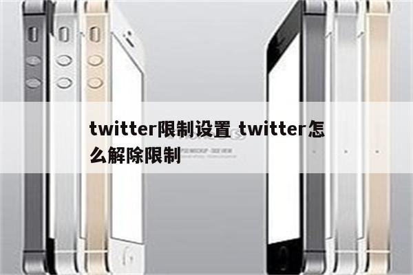 twitter限制设置 twitter怎么解除限制