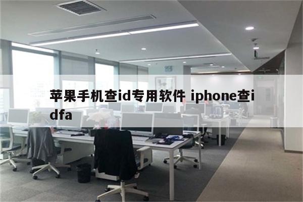 苹果手机查id专用软件 iphone查idfa