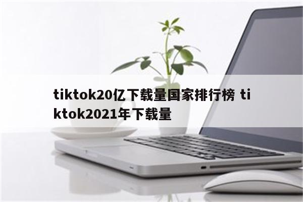 tiktok20亿下载量国家排行榜 tiktok2021年下载量