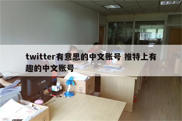 twitter有意思的中文账号 推特上有趣的中文账号