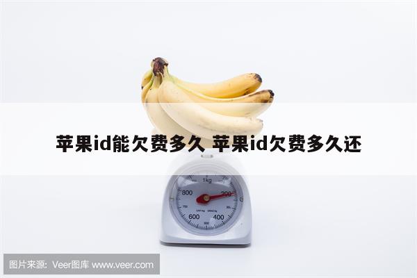 苹果id能欠费多久 苹果id欠费多久还