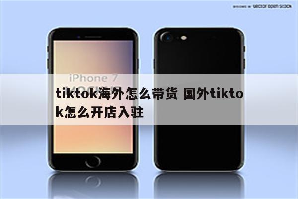 tiktok海外怎么带货 国外tiktok怎么开店入驻