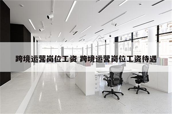 跨境运营岗位工资 跨境运营岗位工资待遇
