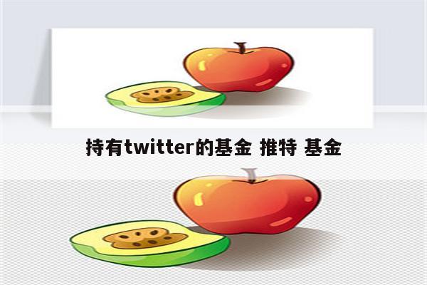 持有twitter的基金 推特 基金