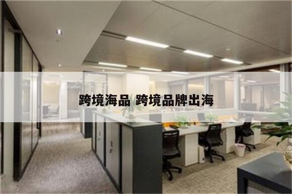 跨境海品 跨境品牌出海
