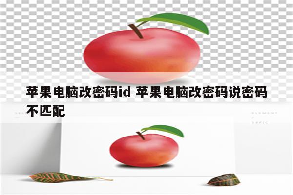 苹果电脑改密码id 苹果电脑改密码说密码不匹配