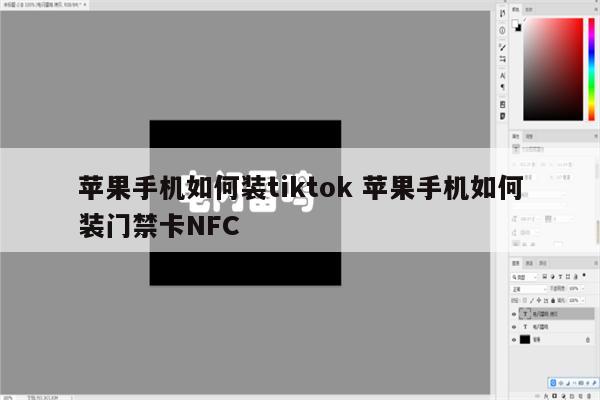 苹果手机如何装tiktok 苹果手机如何装门禁卡NFC