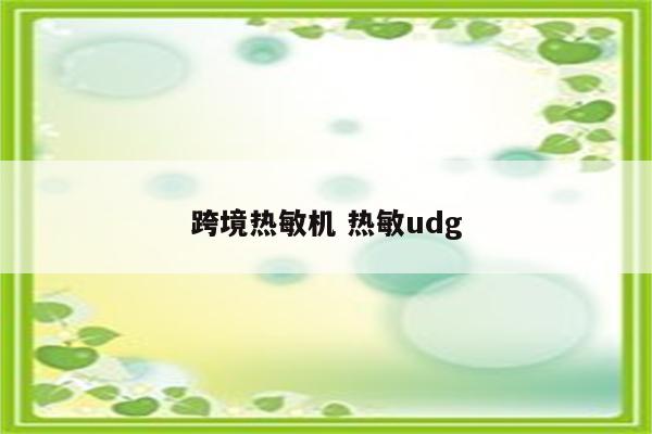 跨境热敏机 热敏udg