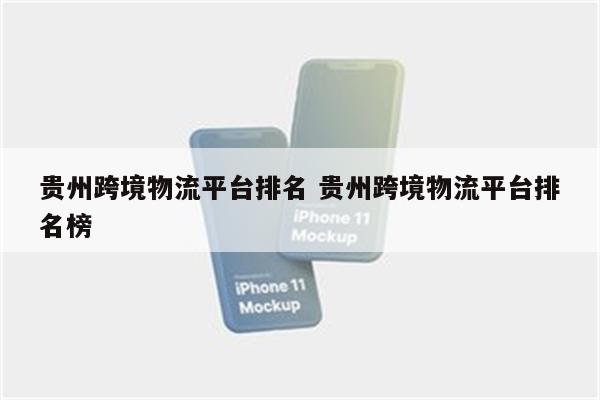 贵州跨境物流平台排名 贵州跨境物流平台排名榜