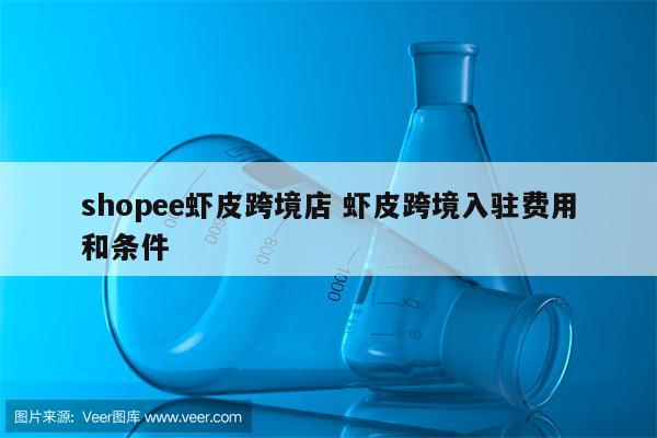 shopee虾皮跨境店 虾皮跨境入驻费用和条件