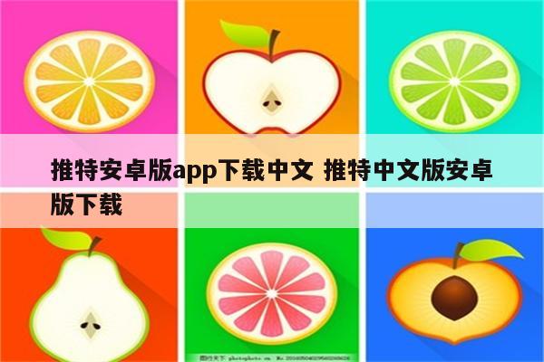 推特安卓版app下载中文 推特中文版安卓版下载