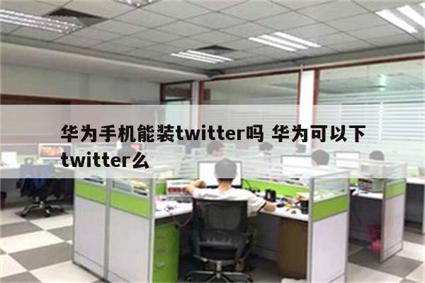 华为手机能装twitter吗 华为可以下twitter么