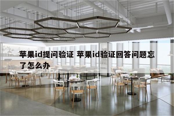 苹果id提问验证 苹果id验证回答问题忘了怎么办