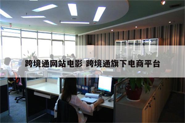 跨境通网站电影 跨境通旗下电商平台